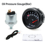 52mm Car Gauge Set | Water Temp Oil Temp Voltmeter Oil Pressure Boost Gauge additional angle