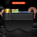 Car Seat Gap Filler Cup Holder with LED and USB Charger