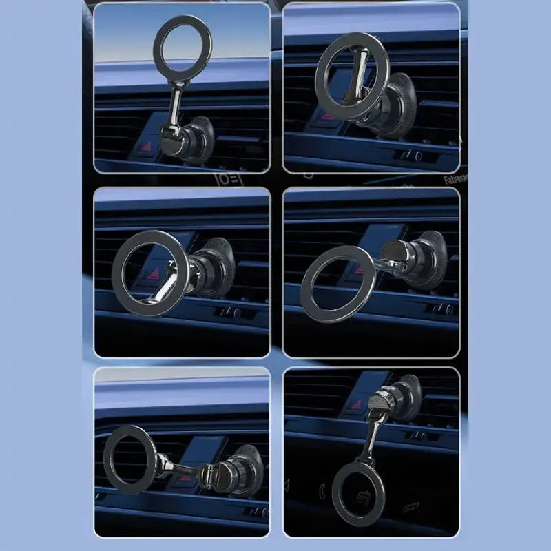 Extension Rod Car Mount Accessories Universal Foldable Magnetic Car Phone Holder Parts close-up view