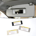 1Pcs Sun Visor Mirror Cover For Ford Focus 2012-2018 Car Interior Makeup Mirror Cover Replacement ABS Sun Visor Light Cover