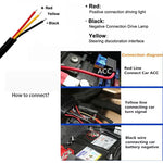 2pcs Car Led DRL Light Strip Daytime Running Lamp Dynamic Scan Flexible Waterproof Headlight Turn Signal Lights 12V Universal