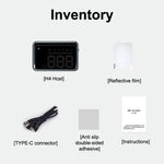 LED Car Speedometer HUD Windshield Display | GPS Head-Up Projector with Compass and O lifestyle view
