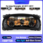 Digital Instrument Cluster Display for Jeep Wrangler JK 2011-2017 | 12.3 Inch HD Speedom detail view