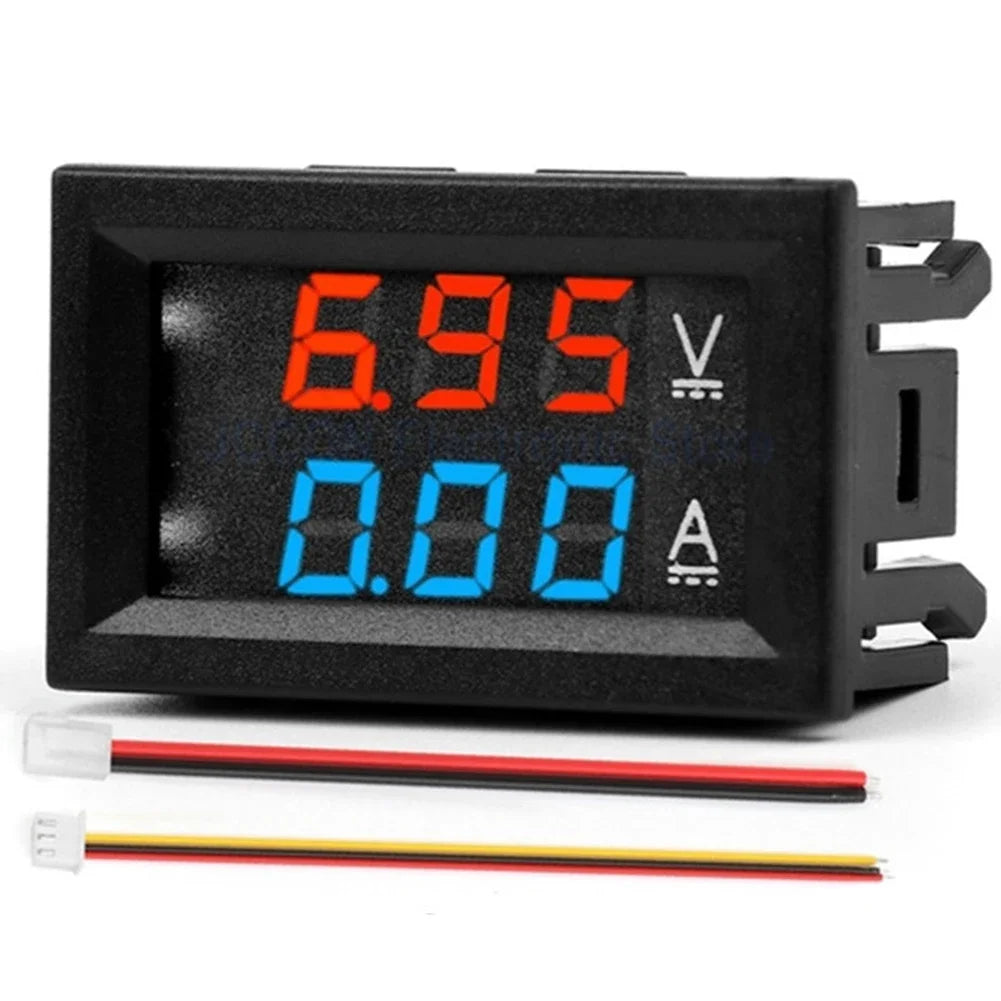 Digital Voltmeter DC0-100V 10A 50A 100A Voltmeter Ammeter Voltage Current Meter LED Display Electromobile Motorcycle Car