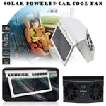 Car Fan Car Mounted Solar Energy Car Cycle Exhaust Fan Quick Car Ventilation Fan Air Circulation Cooling Fan