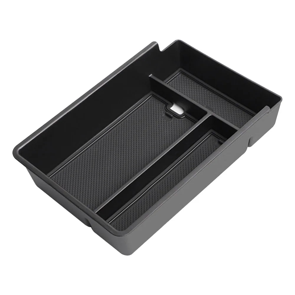 Xpeng G6 Center Console Armrest Storage Box | Custom Fit ABS + Silicone Organizer Tra lifestyle view