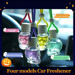 Skull-Shaped Wooden Car Air Freshener | Long-Lasting Light Fragrance for Car Interior alternate view