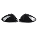 Rear View Mirror Cover Original car replacement For VW Golf 7 MK7 7.5 GTI For Touran 2012-2020 Bright Black Mirror Case Car Acce
