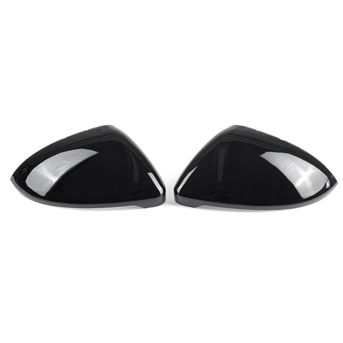 Rear View Mirror Cover Original car replacement For VW Golf 7 MK7 7.5 GTI For Touran 2012-2020 Bright Black Mirror Case Car Acce