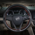 Soft Mesh Artificial Leather Steering Wheel Cover alternate view
