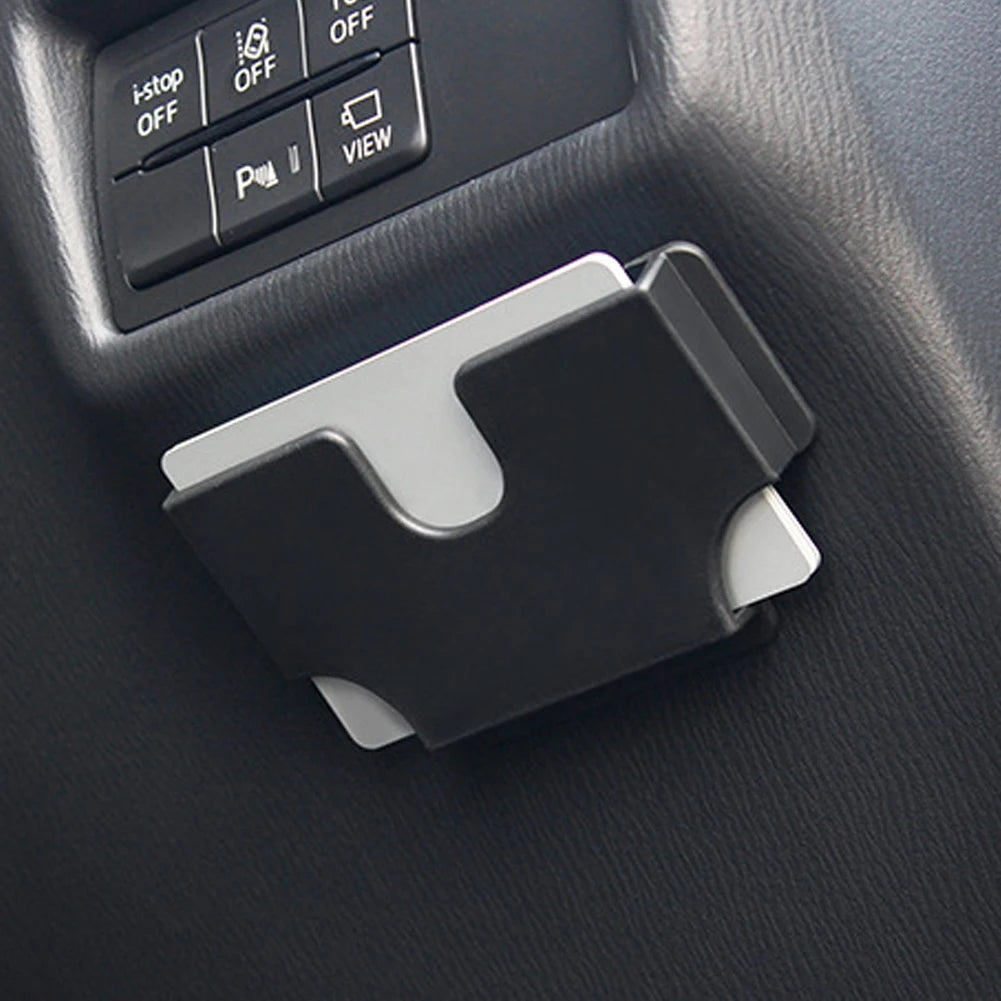 Universal Car Interior Card Holder Multi-function Portable Card Storage Box Car Sun V lifestyle view