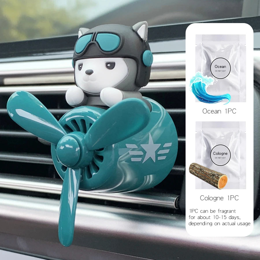 Basketball Airplane Rotate Car Air Freshener Accessories Interior Decorations Vent Clip Perfume Fragrance Diffuser Ornaments Men