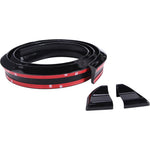 1.5M Universal Roof Spoiler Car-Styling 5D Carbon Rubber Tail Spoiler PU Brazing DIY Refit Spoiler Suitable By Some Type Of Car