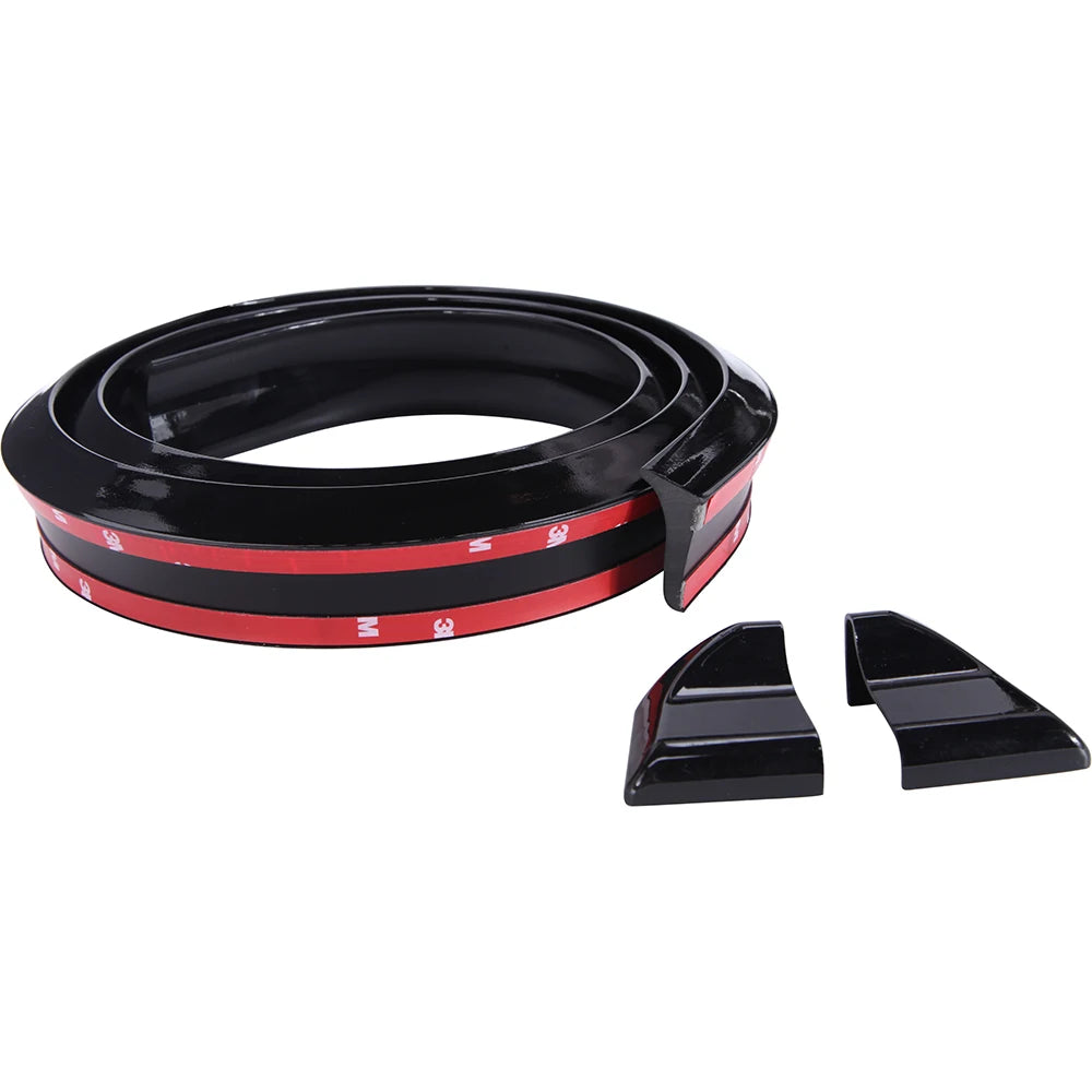 1.5M Universal Roof Spoiler Car-Styling 5D Carbon Rubber Tail Spoiler PU Brazing DIY Refit Spoiler Suitable By Some Type Of Car