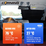 Car Retractable Windshield Sunshade | UV Blocking Car Sun Shade with Suction Cups alternate view