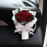 Fresh Flowers Mini Dried Flowers Bouquet for Car Air Vent Clips, Car Air Outlet Perfume Decoration, Air Fresheners Accessories