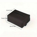 Car Tissue Box, (Large - One Size) Sunshade Seatbackrest Hanging Tissue Box, Car Armrest Box, Car Storage and Organizing Accesso