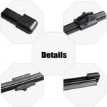 Xukey Rear Wiper Blade 16" | Compatible with Audi Q3 A4 A6 Allroad Mercedes Vito W447 close-up view