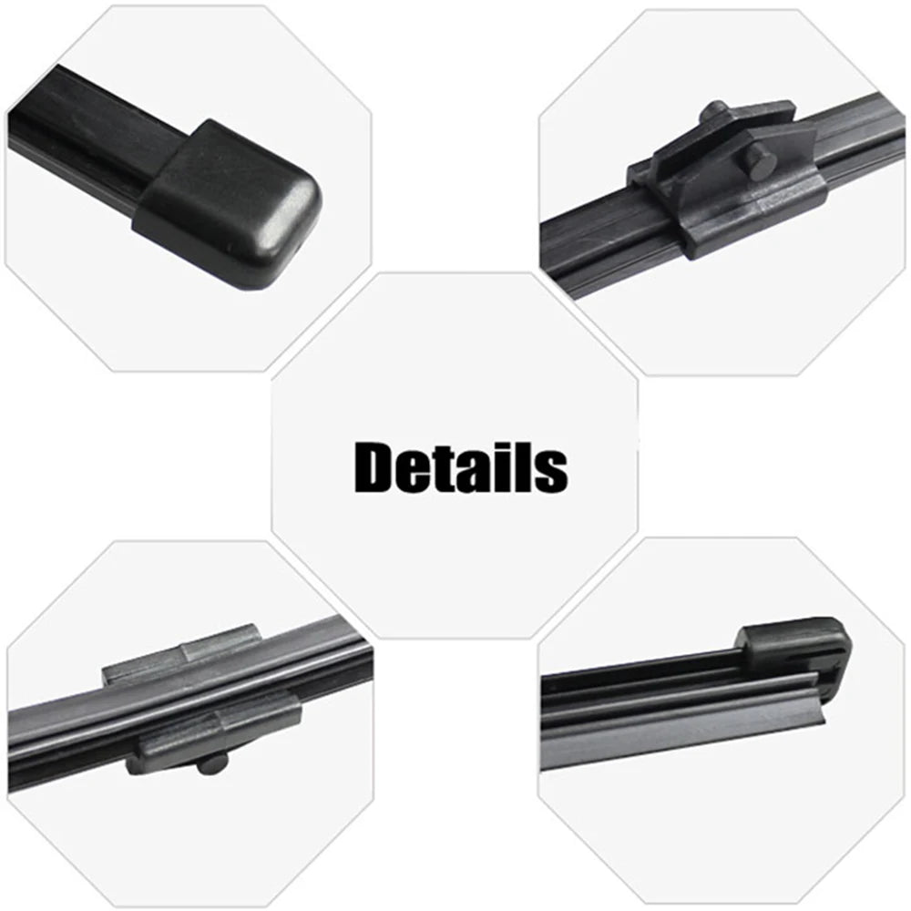 Xukey Rear Wiper Blade 16" | Compatible with Audi Q3 A4 A6 Allroad Mercedes Vito W447 close-up view