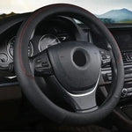 38cm Leather Steering Wheel Cover additional angle