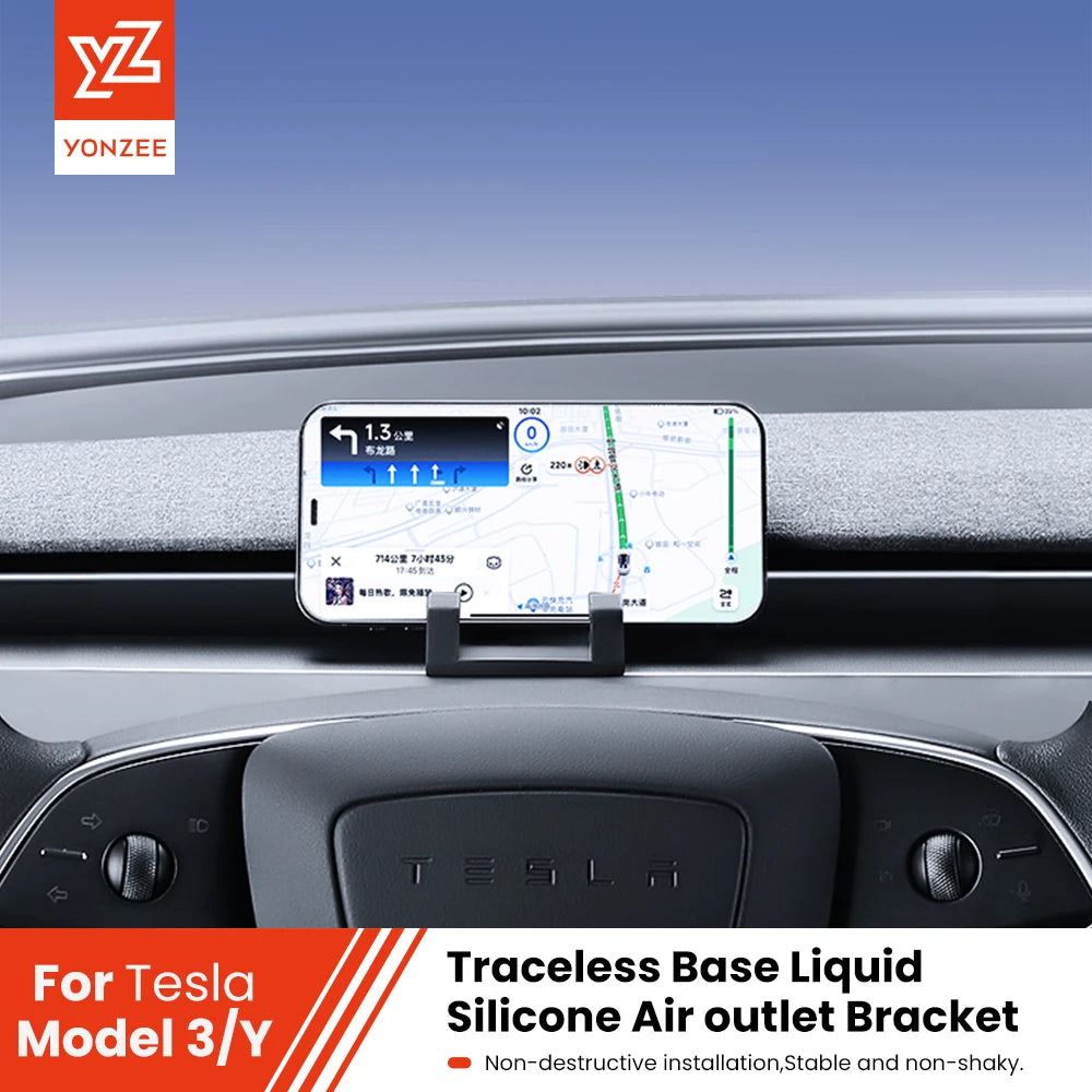 YZ Tesla Model 3 Y Phone Holder | Air Vent Clip Car Mount