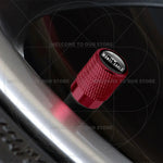 Skoda Monte Carlo Logo Tire Valve Caps | 4Pcs Aluminum Wheel Stem Air Dust Covers detail view