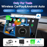CarlinKit Wireless CarPlay Android Auto Adapter for Tesla Model 3 Y S X | Auto Connect Siri Spotify