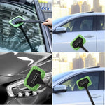 Windshield Cleaning Tool with 5 Reusable Cloth Pads | Car Window Cleaner lifestyle view