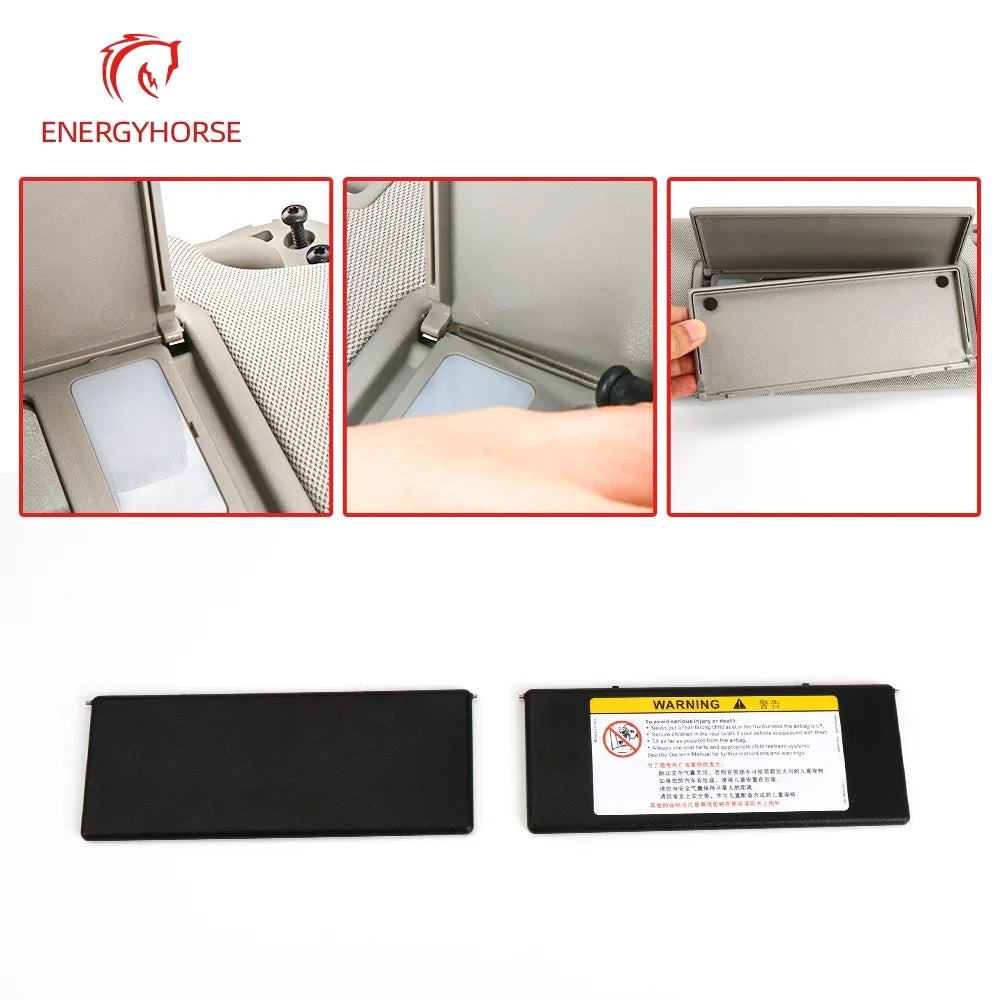 Sun Visor Shade Mirror Cover Replacement Interior Makeup Mirror Cover For Opel Insignia 2010 2011 2012 2013 2014