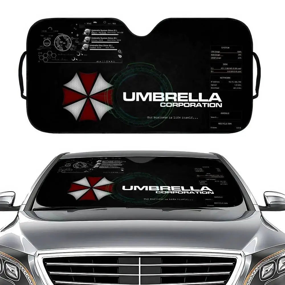 Classic Movies Resident Evil Windshield Sunshade | Car Sun Visor for UV Protection and Interior Cool
