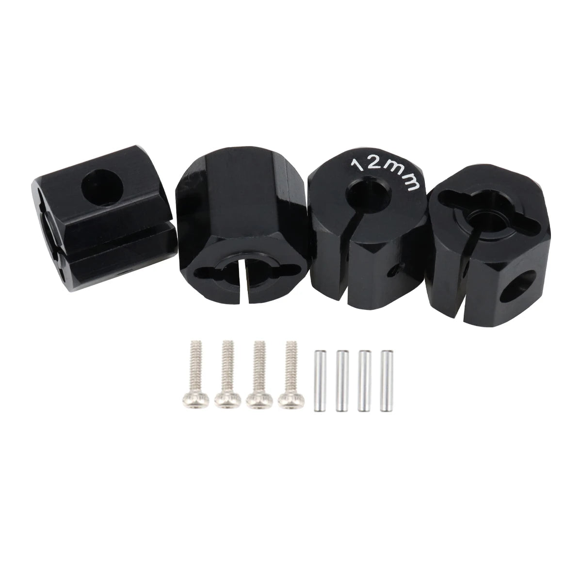 Aluminum Hex 12mm Drive Hub Adapter for RC Cars close-up view