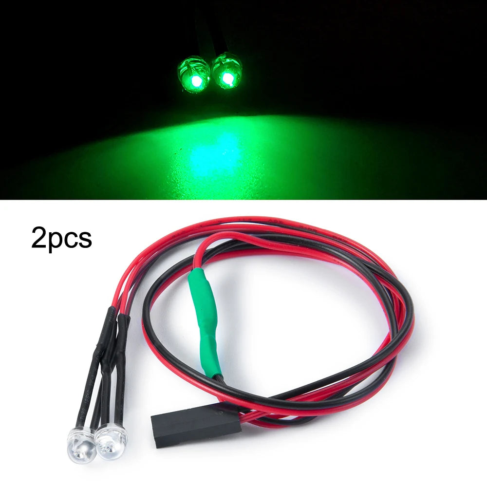 RC Car LED Lights 1/10 Crawler Headlight Axial SCX10II 90046 detail view