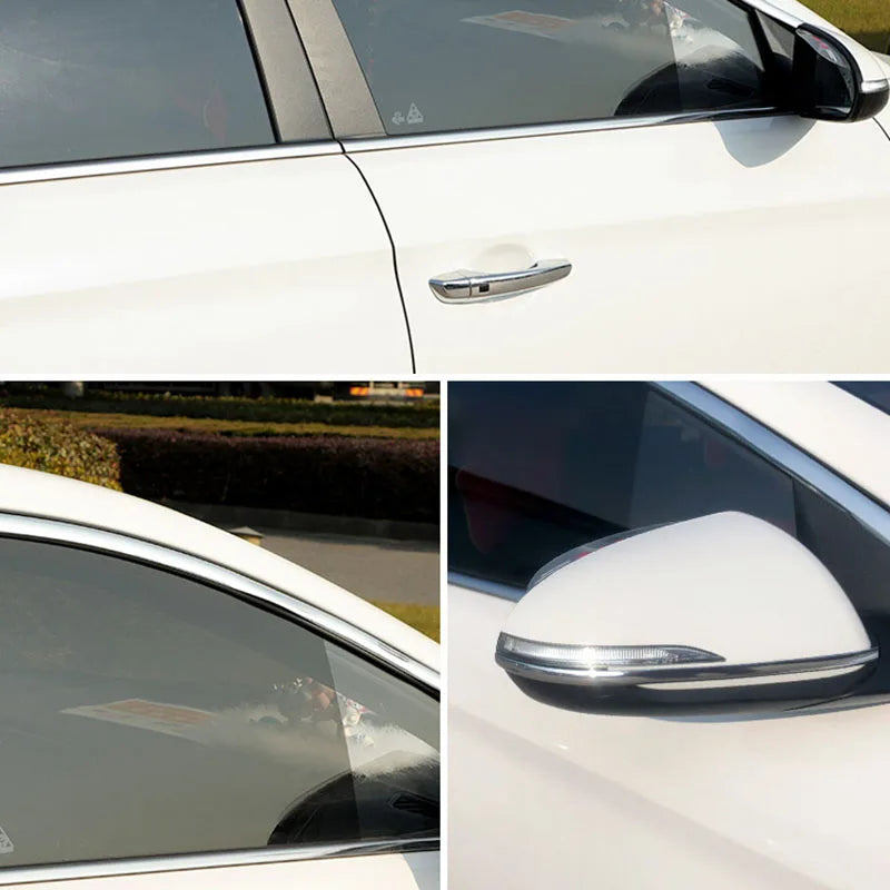 Exterior Car Chrome Body Strip Bumper Auto Door Protector Moulding Styling Trim car L lifestyle view