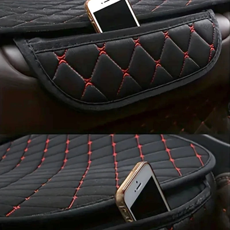 Car Seat Cushion Set Breathable Seat Protector Pad 3 Pcs close-up view