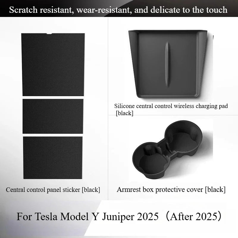 For Tesla Model Y Juniper 2025 Center Console Organizer Set | Interior Storage Acce additional angle