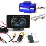 Universal 3 in 1 Digital Truck Car Gauge | Water Temp Oil Pressure Voltmeter 12V alternate view