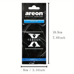 3-60Pcs X Version Car Air Refresher Car Suspension Decoration Home Bathroom Refresher Natural Perfume Car Interior Hanging Paper