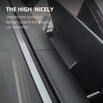 Car Dashboard Cover For Tesla Model 3 Y Door Dash Trim Panel Carbon Fibre ABS Inter additional angle