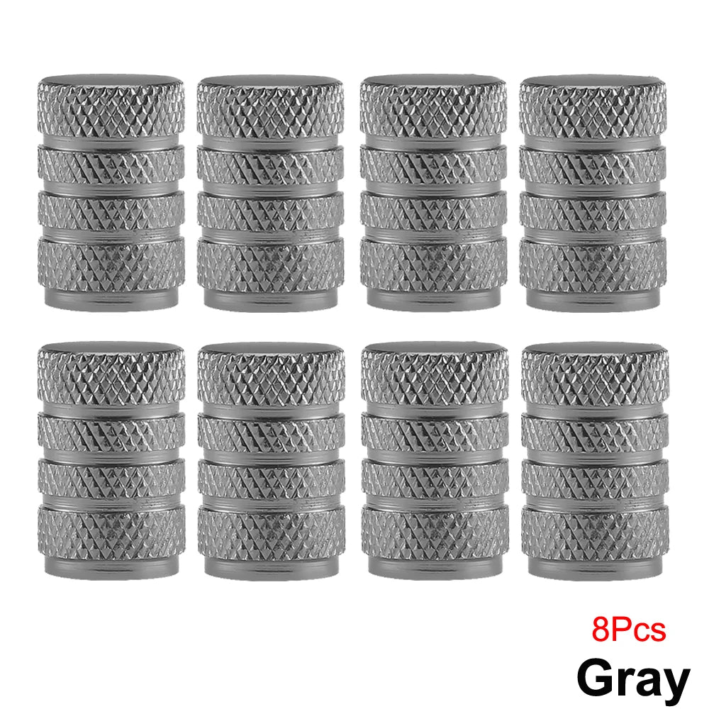Aluminum Tire Valve Caps | Dustproof Universal Stem Covers for Cars, Bikes, Trucks, M lifestyle view