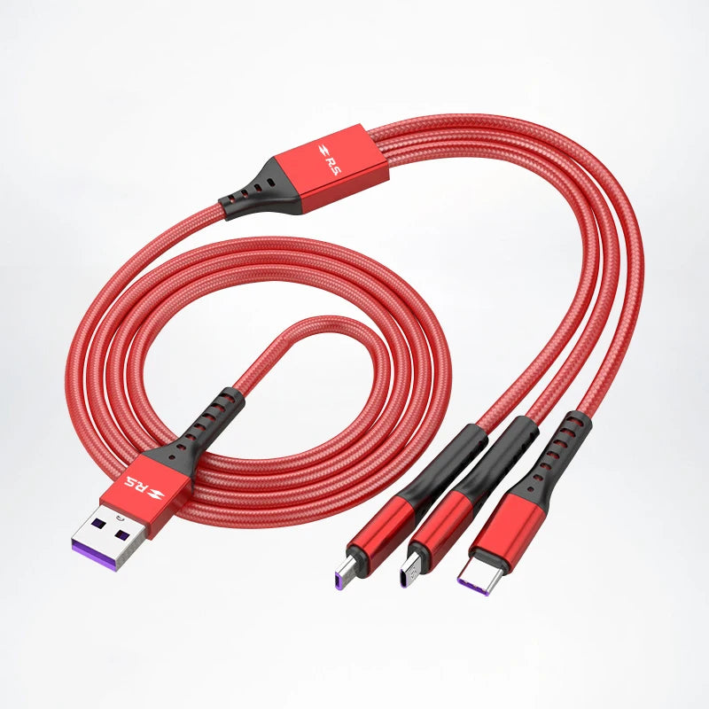 USB Car Charger with Data Cable | 3-in-1 Fast Charging Kit for Renault Models additional angle