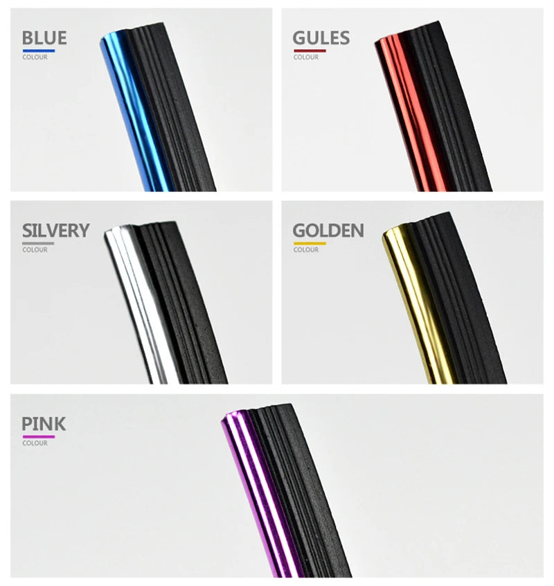 Car Moulding Decoration Flexible Strips1/3/5M Interior Auto Mouldings Car Cover Tri additional angle