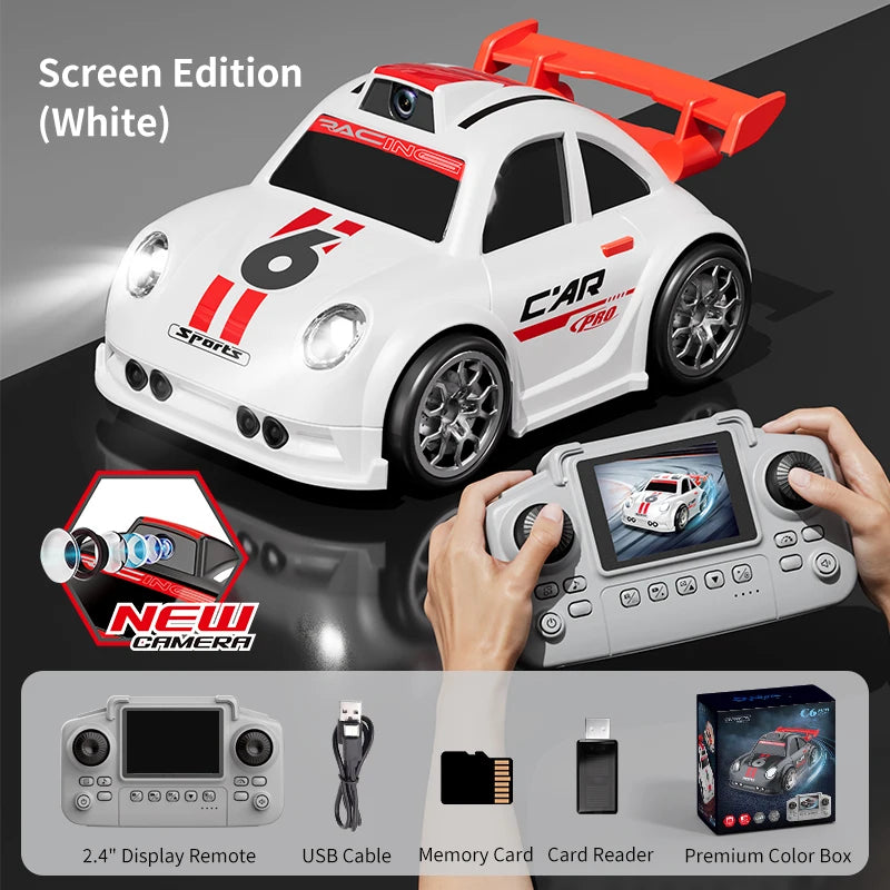 2026 New C6 RC Drift Car with Dual Mode Lights Sound Camera Screen Control Car Smart lifestyle view