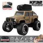 KF32 1:64 RC Mini Climbing Car With LED Light and HD Camera Radio Remote Control Cars Alloy Toy For