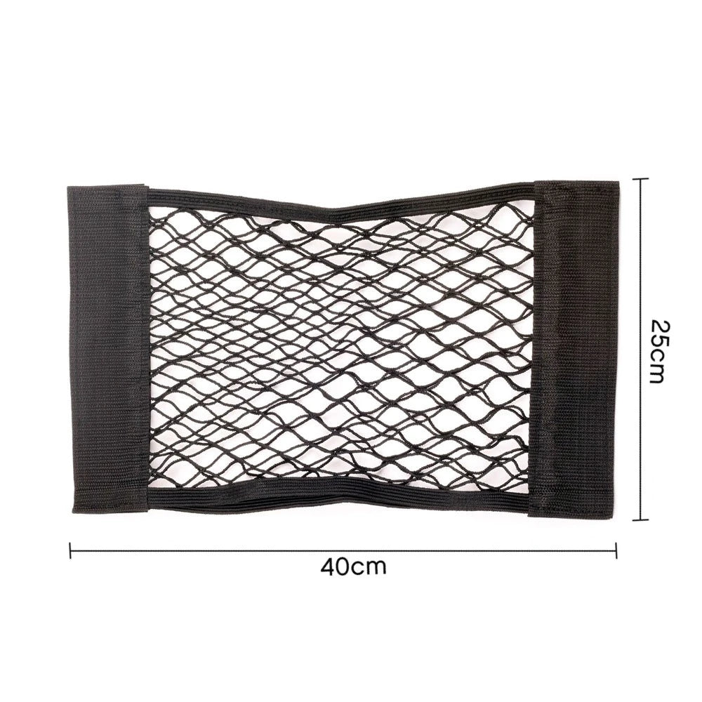 Car Back Seat Mesh Storage Organizer | Universal Elastic String Net for Trunk lifestyle view