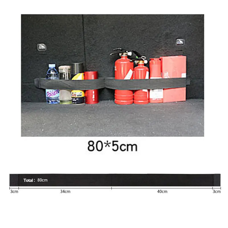 Car Trunk Organizer Elastic Fixing Tape Fire Extinguisher Water Tank Miscellaneous St alternate view