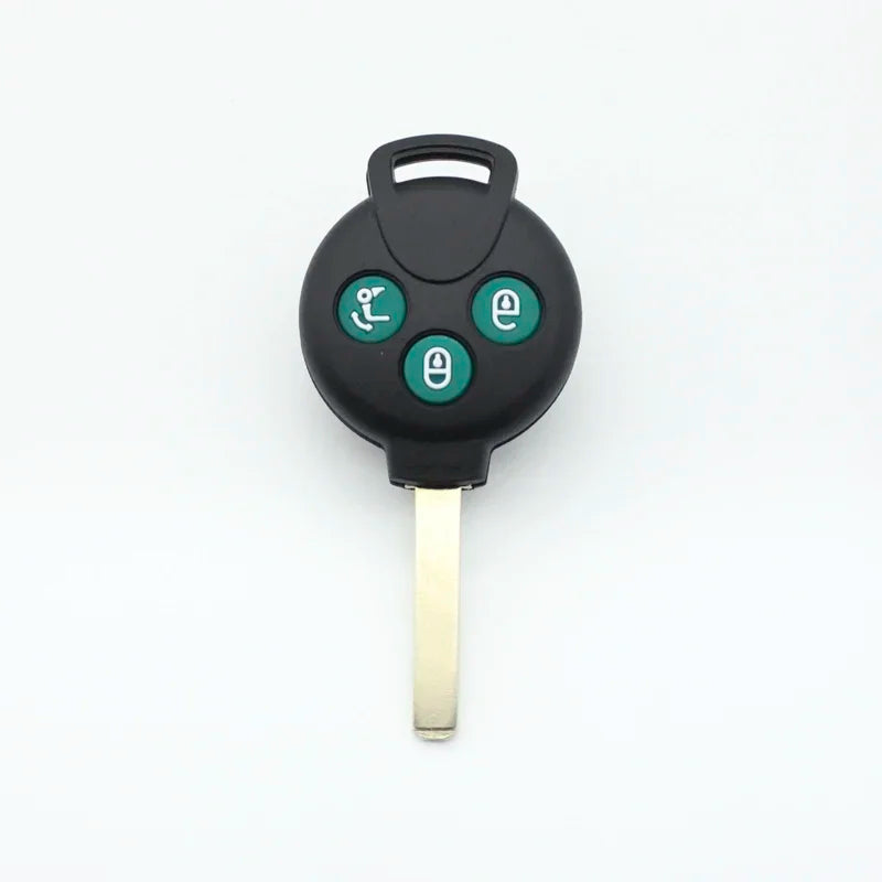 Xinyuexin 3 Buttons Silicone Pad Remote Key Shell Case for Mercedes-Benz Smart Fortwo 45 detail view