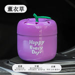 Apple Car Fragrance Decoration Car Air Freshener Fruit Flavor Solid Fragrance Decoration