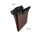 Car Trash Can Hanging Garbage Bin Pu Leather Foldable close-up view