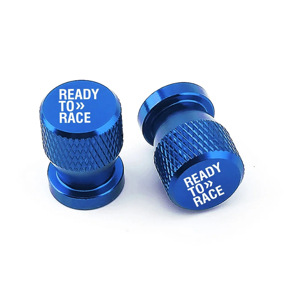 CNC Aluminum Valve Stem Caps for KTM Duke RC Adventure Models | Motorcycle Tire Valve Co detail view