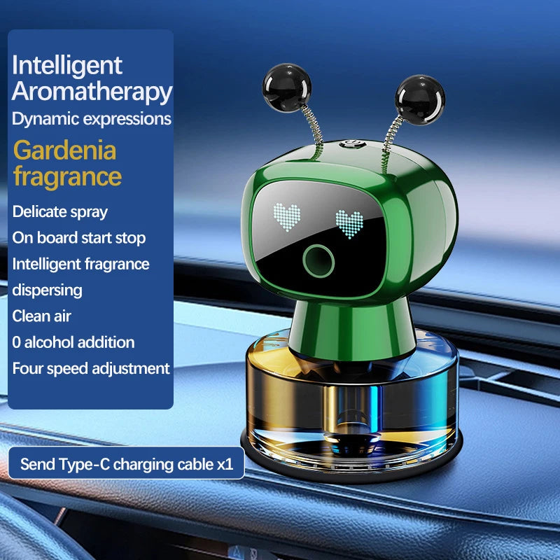 Rechargeable Smart Car Air Freshener | Adjustable AI Aroma Diffuser additional angle